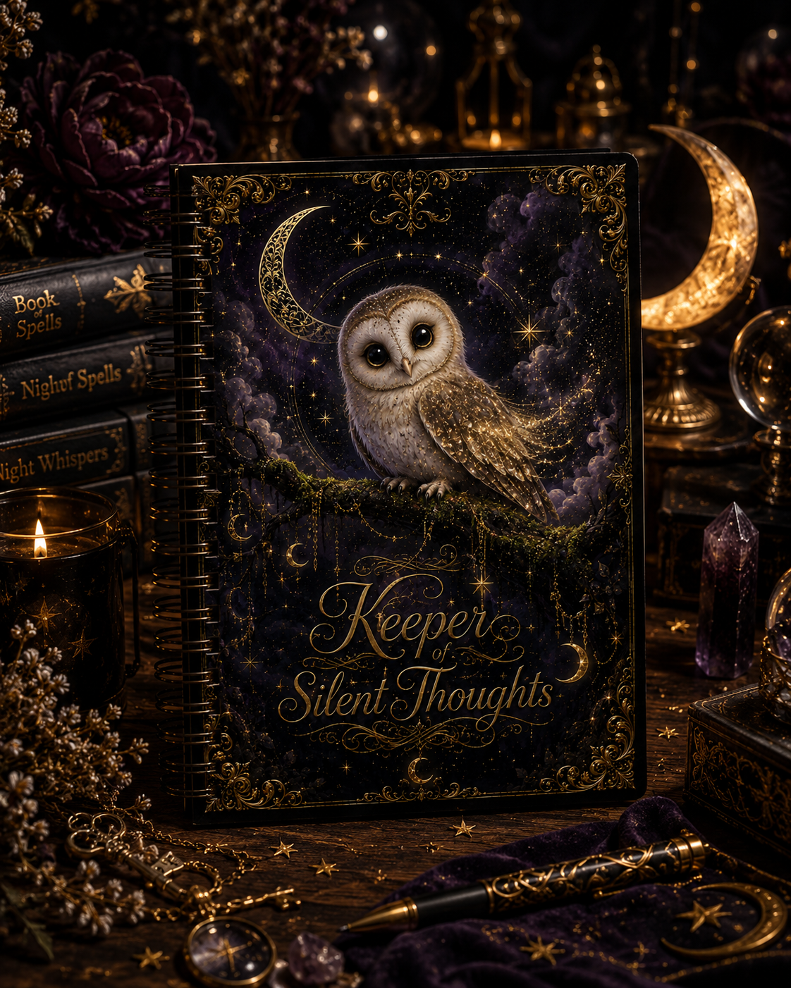 🌙 Spiral Journal – „Keeper of Silent Thoughts“
