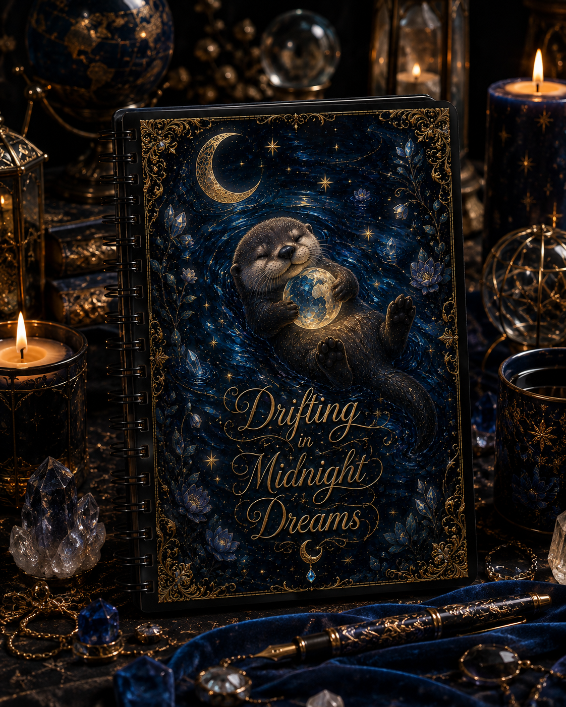 🌙 Spiral Journal – „Drifting in Midnight Dreams“