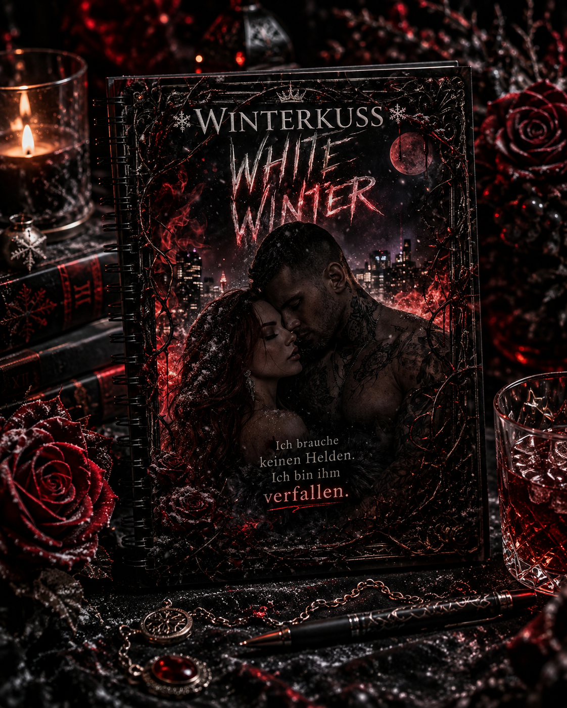 🖤 WHITE WINTER – Spiral Journal