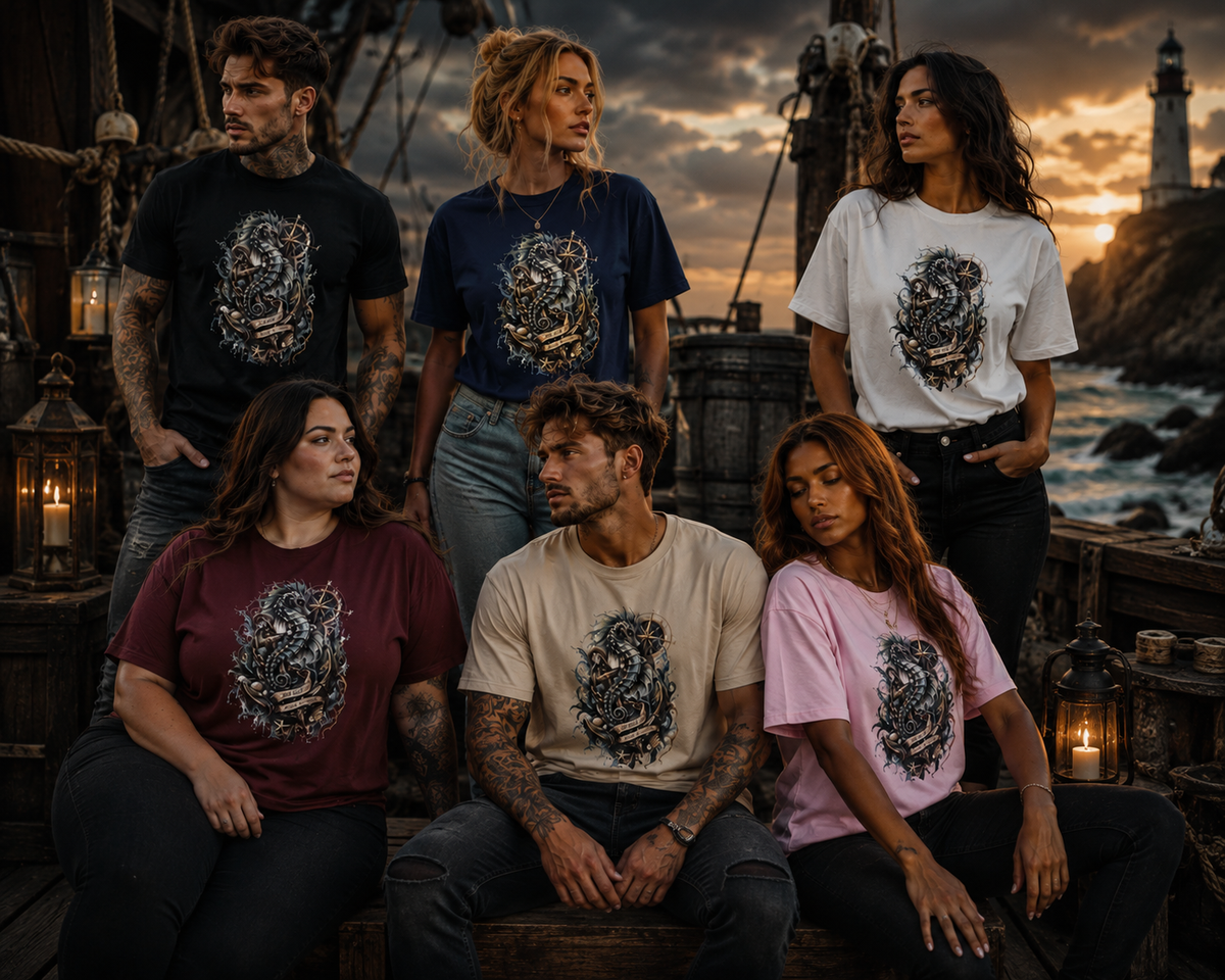 SCHATTENMEER – Tides of the Unknown | Unisex Statement Shirt
