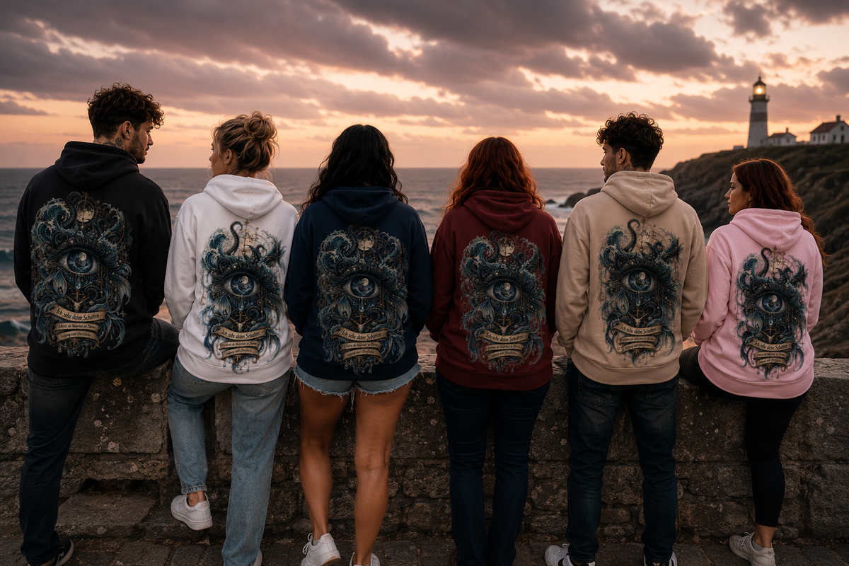 SCHATTENMEER Kapuzenpulli – „Ich sehe deine Schatten“
