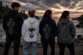 SCHATTENMEER ZIP HOODIE – „Flügelschlag im Abgrund“