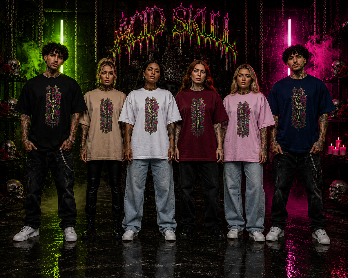 ACID SKULL Fashion – „Toxic Blade“ T-Shirt