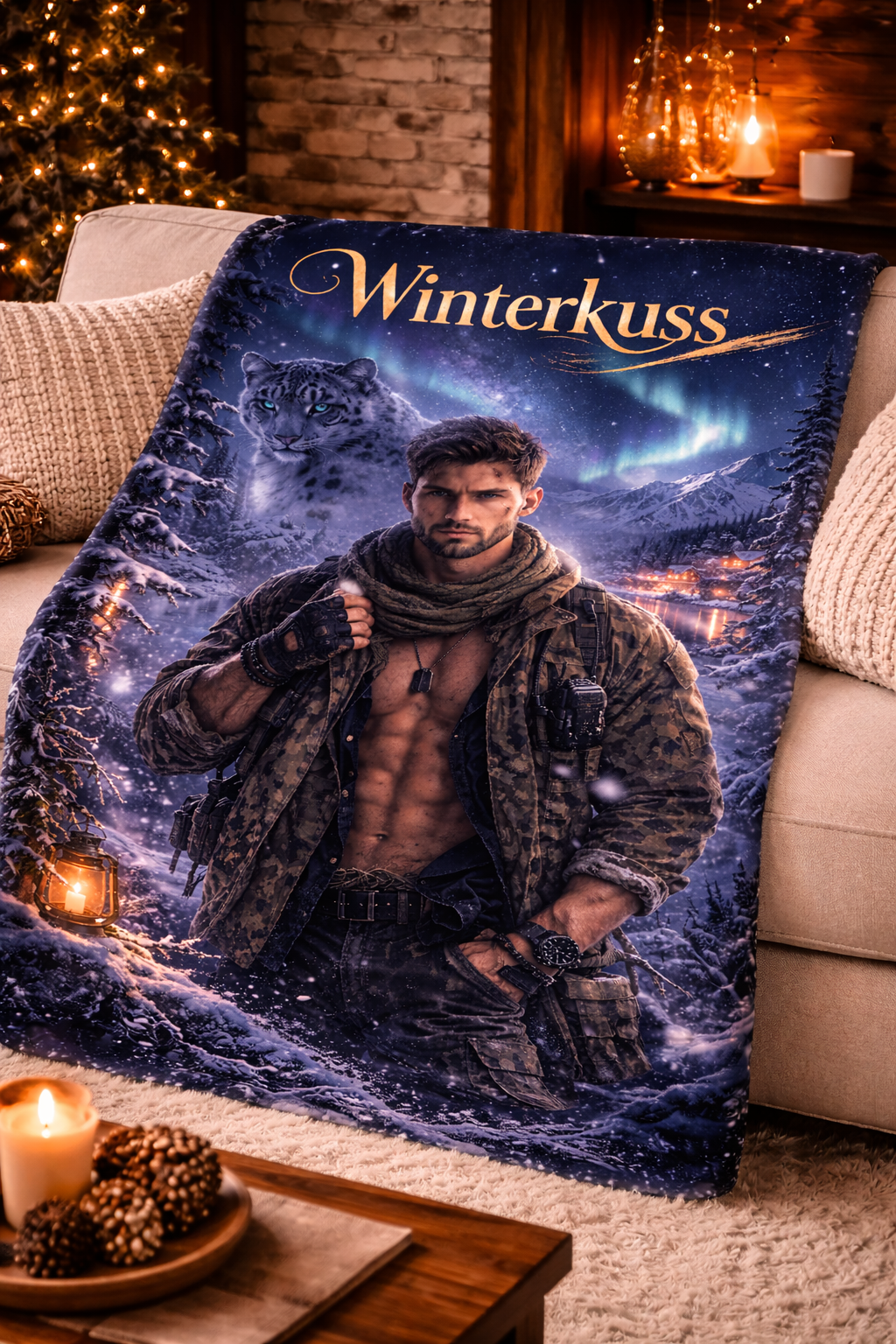 WINTERKUSS – „Marek • Frozen Protector“ Kuscheldecke
