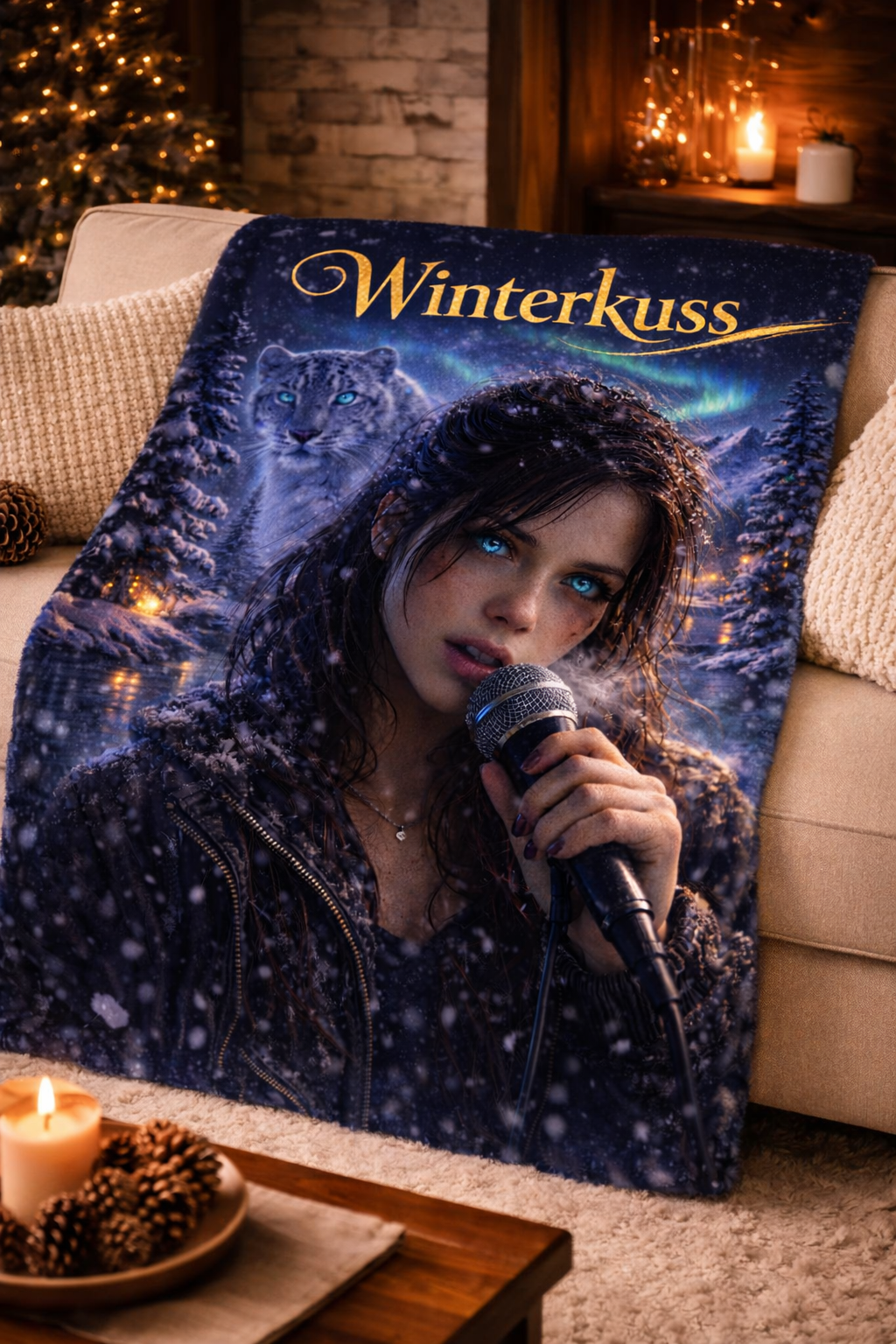WINTERKUSS – „Ivy • Voice of Winter“ Kuscheldecke