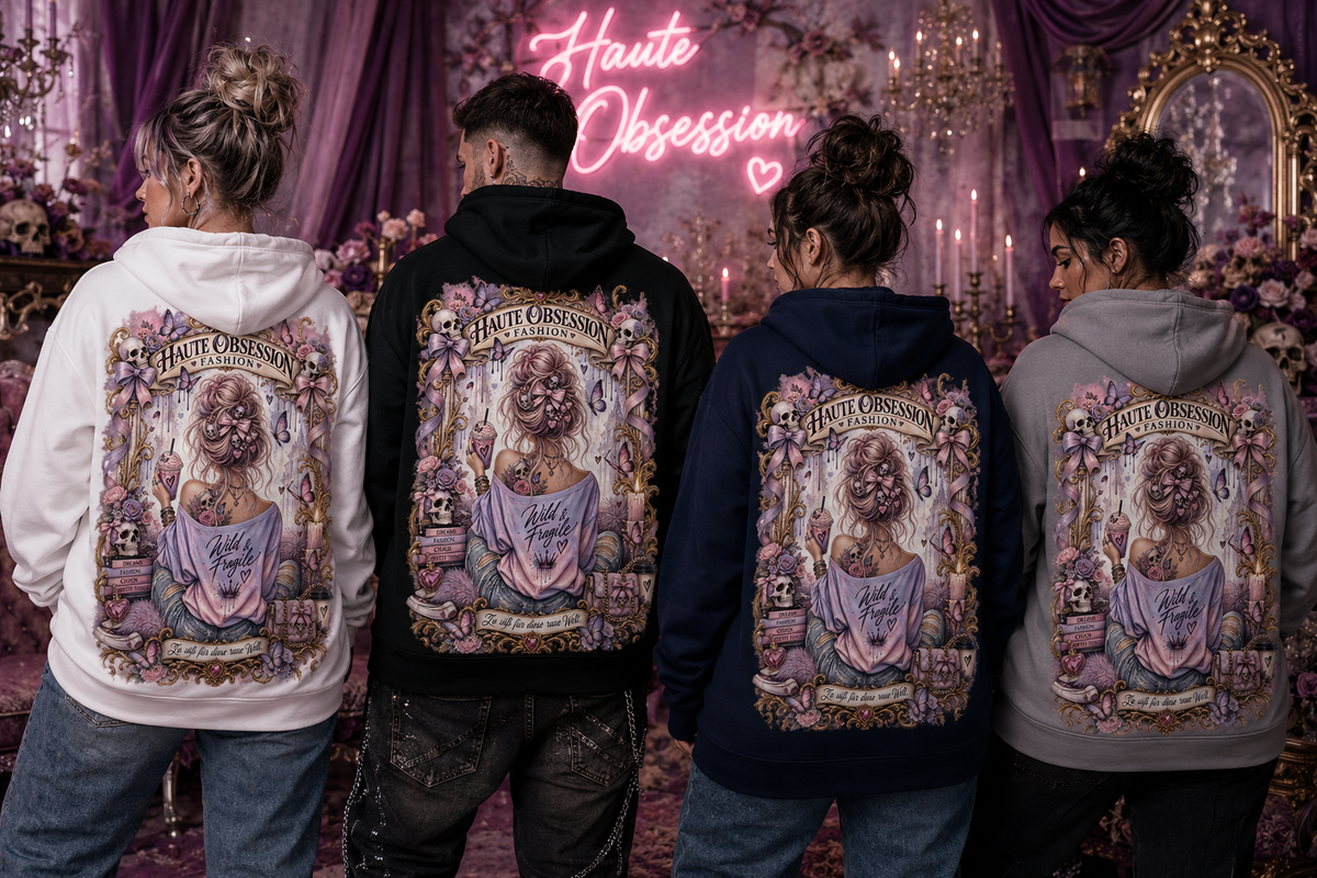HAUTE OBSESSION – Wild & Fragile Zip Hoodie