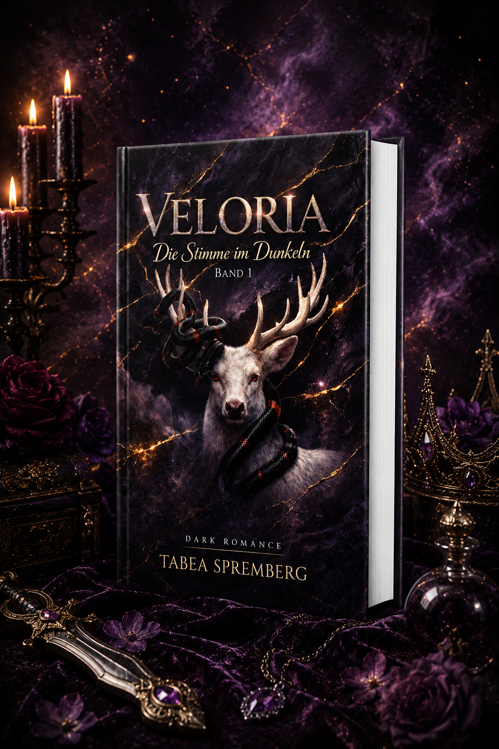 VELORIA – Die Stimme im Dunkeln | Band 1 | Buch-Bundle mit 2 Charakterkarten