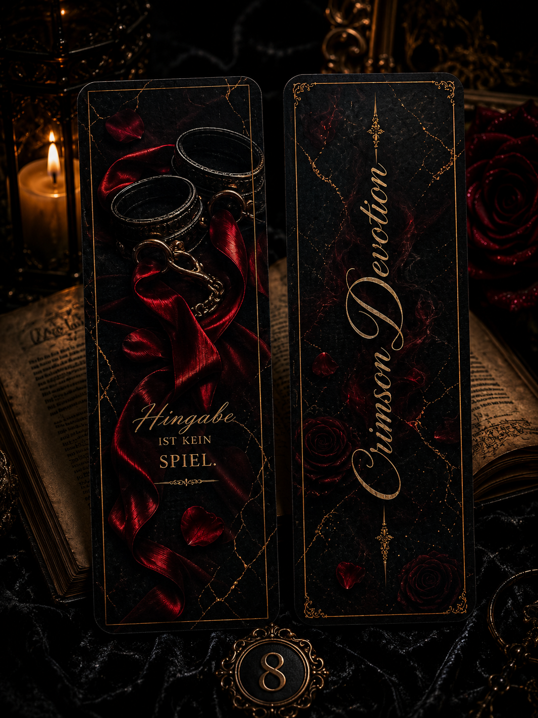 🖤 Lesezeichen – Bücherwelten Collection | Motiv frei wählbar