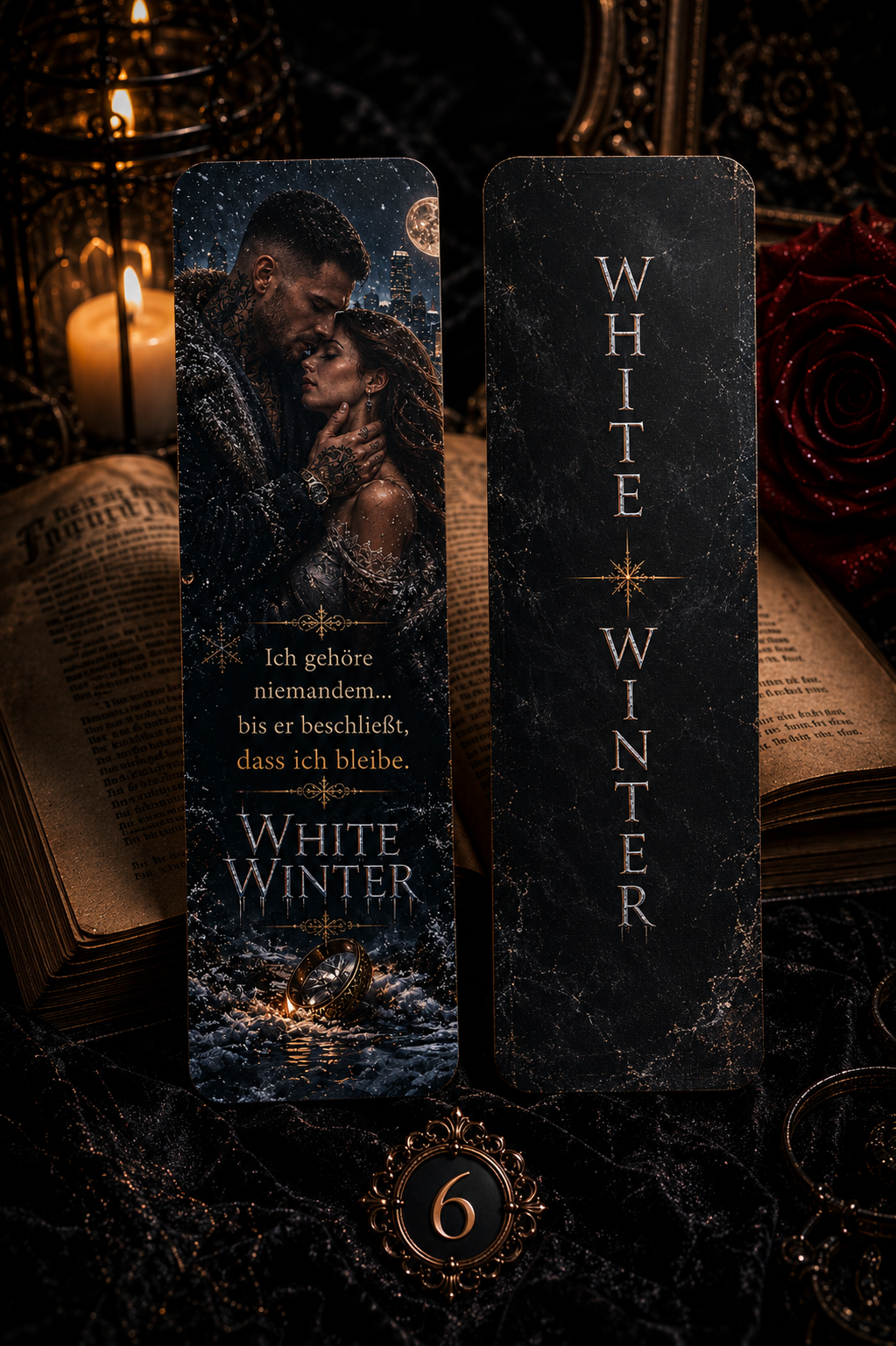🖤 Lesezeichen – Bücherwelten Collection | Motiv frei wählbar