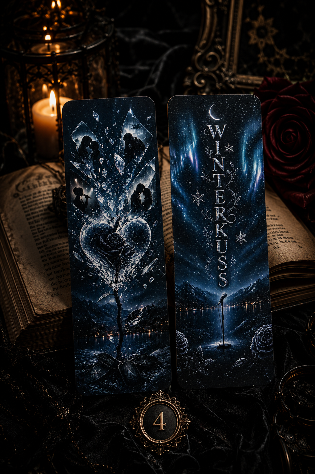 🖤 Lesezeichen – Bücherwelten Collection | Motiv frei wählbar